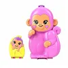 Baby Doll with Accessories Polly Pocket Mommy Monkey and Baby