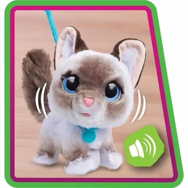 Fluffy toy Furreal Friends Kitten Grand Walker Multicolour (2 Pieces)