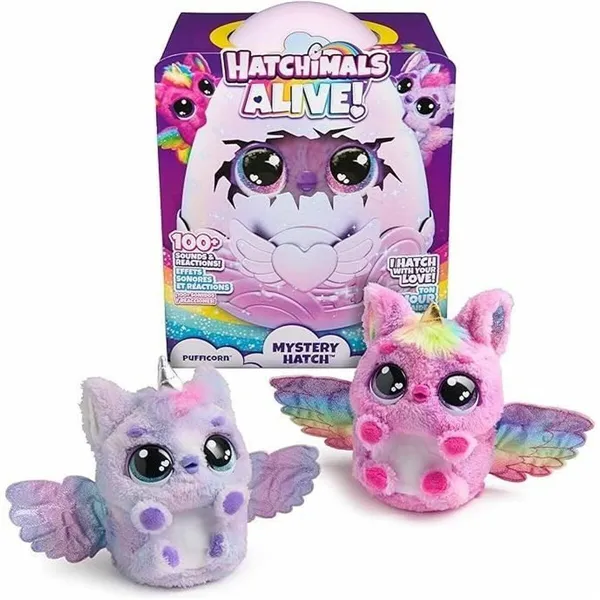 Baby Doll Spin Master Pufficorn Hatchimals Alive Secret Hatch