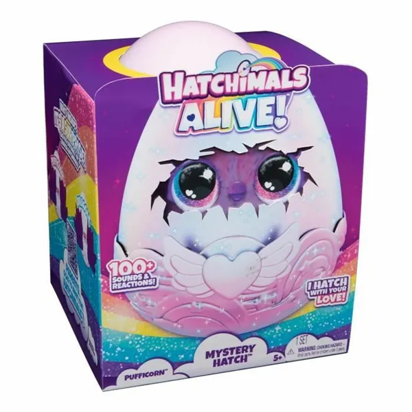 Baby Doll Spin Master Pufficorn Hatchimals Alive Secret Hatch