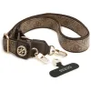 Guess Universal Crossbody Strap 4G Tether Patch Strass Metal Logo - Universal Phone Strap / Lanyard (Brown)