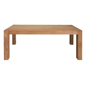 Dining Table Home ESPRIT Brown Teak 200 x 100 x 76 cm