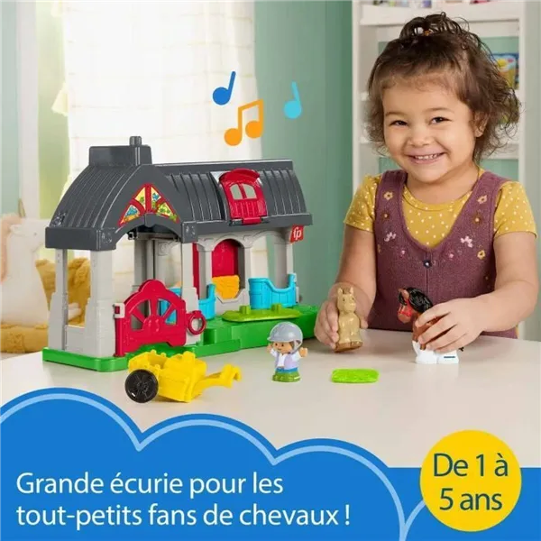 Playset Fisher-Price Happy Horses Stable 7 Pieces