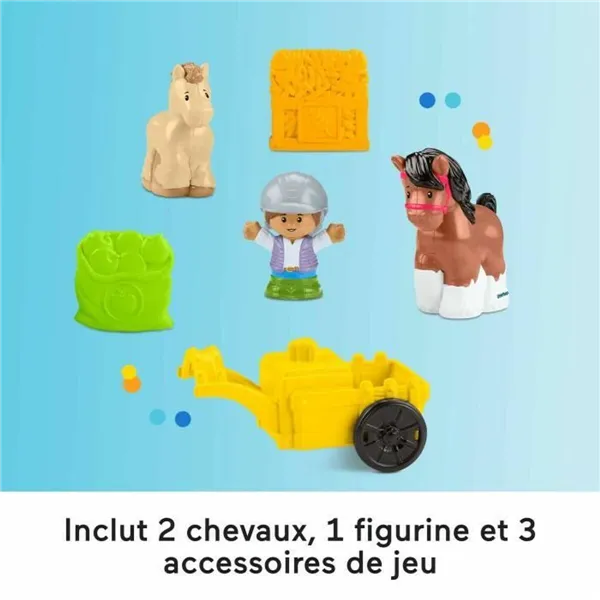 Playset Fisher-Price Happy Horses Stable 7 Pieces