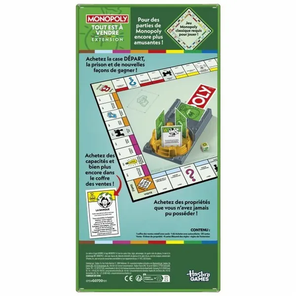 Board game Monopoly Expansión Monopoly Todo está en venta
