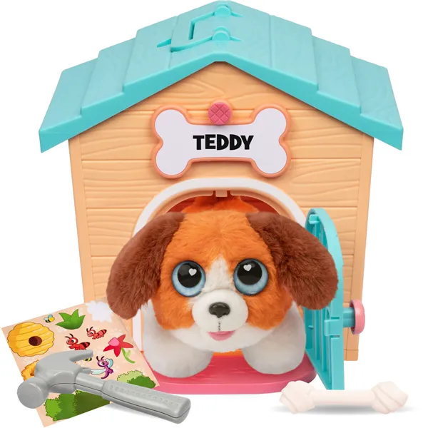 Fluffy toy Moose Toys Orange Dog Multicolour Plush Dog