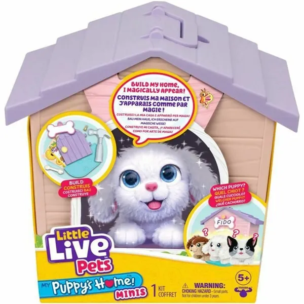 Fluffy toy Little Live Pets Surprise Niche Pink Plush Frog Dog