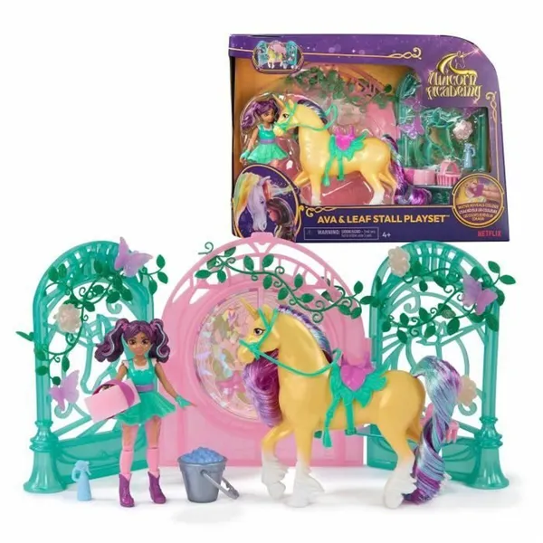 Fluffy toy Spin Master Mini Muñeca Ava y Leaf Color Reveal Unicorn Academy Multicolour Plastic Unicorn