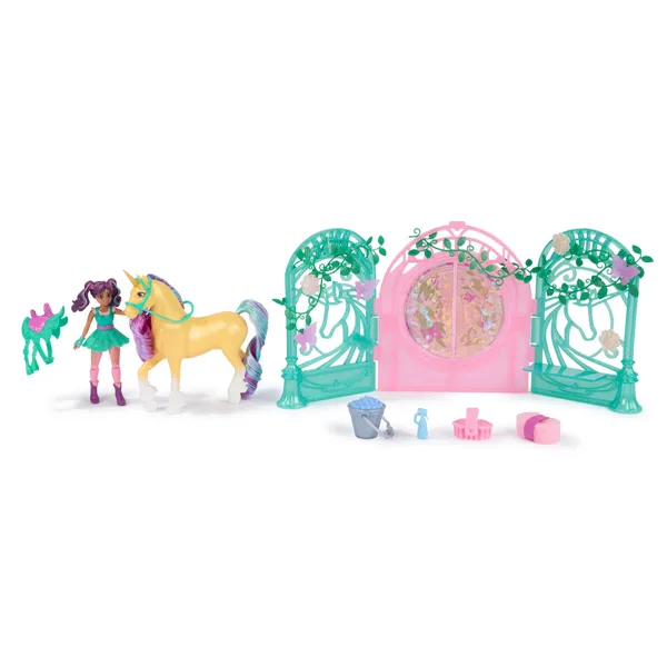 Fluffy toy Spin Master Mini Muñeca Ava y Leaf Color Reveal Unicorn Academy Multicolour Plastic Unicorn