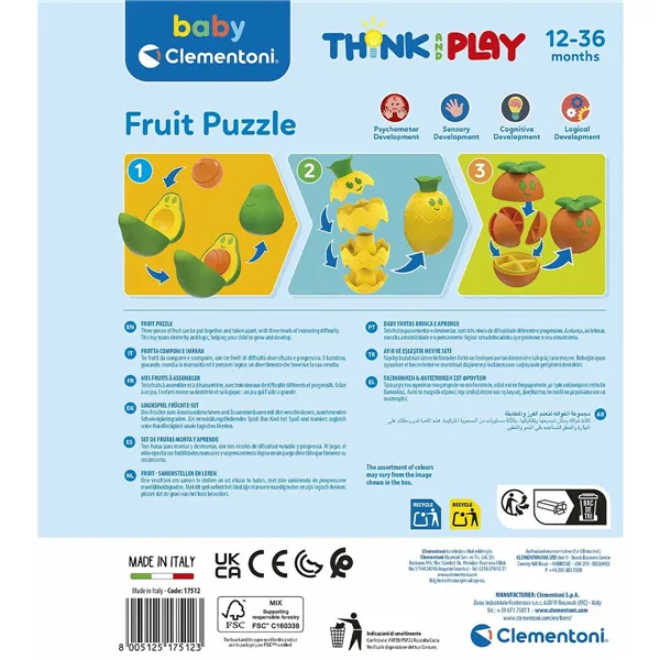 Child's Puzzle Clementoni Fruits