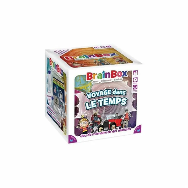 Board game Asmodee BrainBox de viajes en el tiempo 12 x 12 x 12 cm