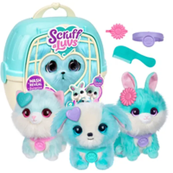 Fluffy toy Moose Toys Blue Plastic