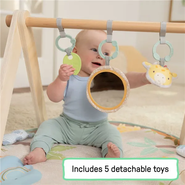 Play mat Ingenuity WonderWood 81,3 x 81,3 x 47 cm Multicolour