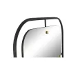 Wall mirror Home ESPRIT Black Golden Modern