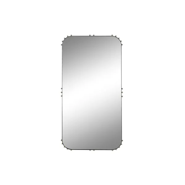 Wall mirror Home ESPRIT Black Golden Modern