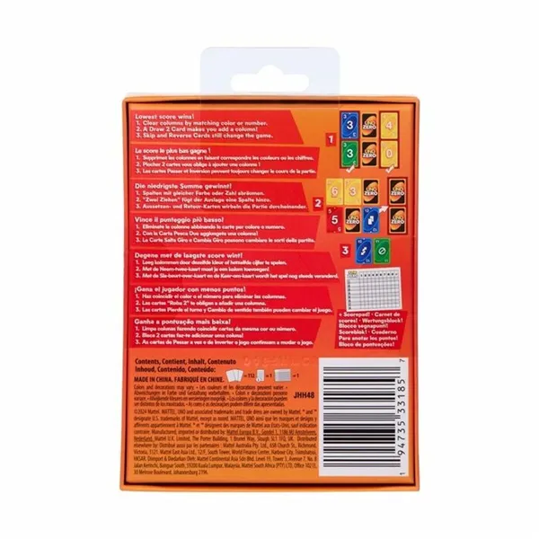 Card Game Mattel