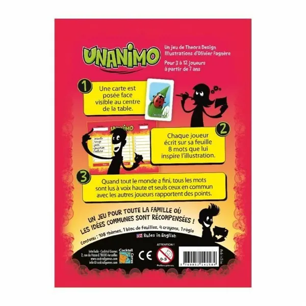 Board game Asmodee Unanimo