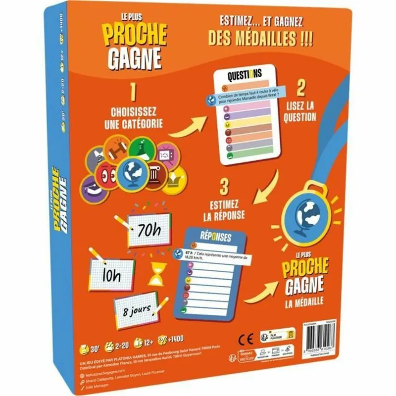 Board game Asmodee The Closest Wins: The Ultimate Quiz Game
