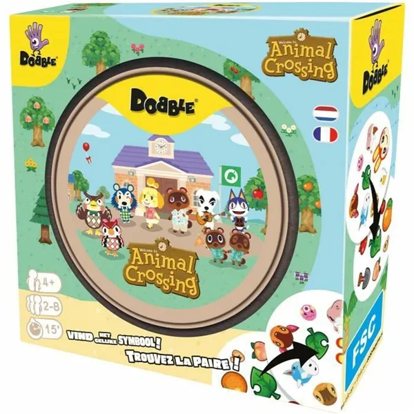 Board game Asmodee Dobble : Animal Crossing 14 x 9 x 14 cm