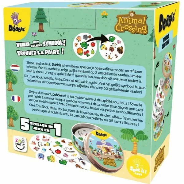 Board game Asmodee Dobble : Animal Crossing 14 x 9 x 14 cm