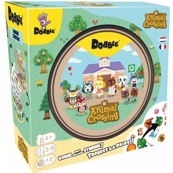 Board game Asmodee Dobble : Animal Crossing 14 x 9 x 14 cm