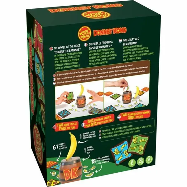 Board game Asmodee Jungle Speed Donkey Kong 20 x 11 x 37 cm