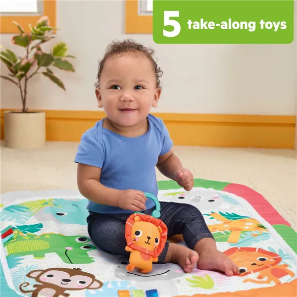 Play mat Bright Starts Jungle Multicolour