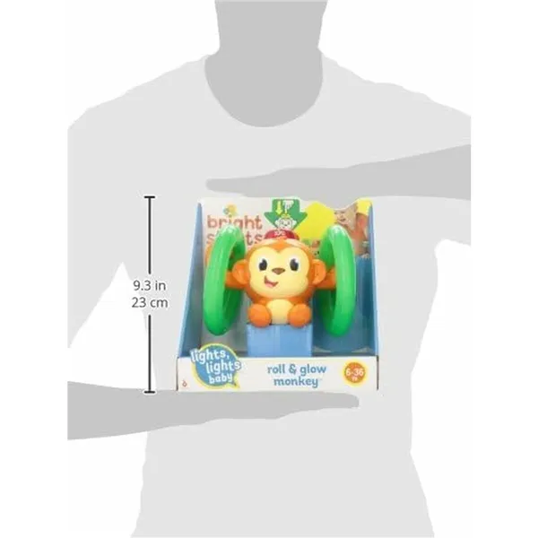 Musical Toy Bright Starts Little Roll & Glow Monkey