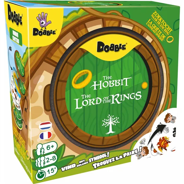 Board game Asmodee Dobble The Lord of the Rings 17 x 6 x 14 cm
