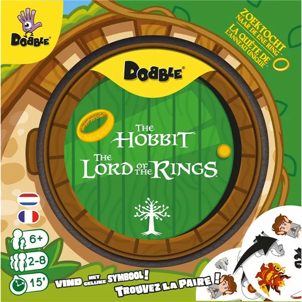 Board game Asmodee Dobble The Lord of the Rings 17 x 6 x 14 cm