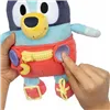 Fluffy toy Bluey Blue rouge Plastic