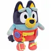 Fluffy toy Bluey Blue rouge Plastic