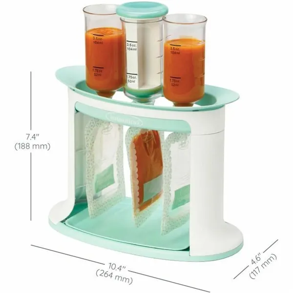 Food Preservation Container Infantino White Plastic