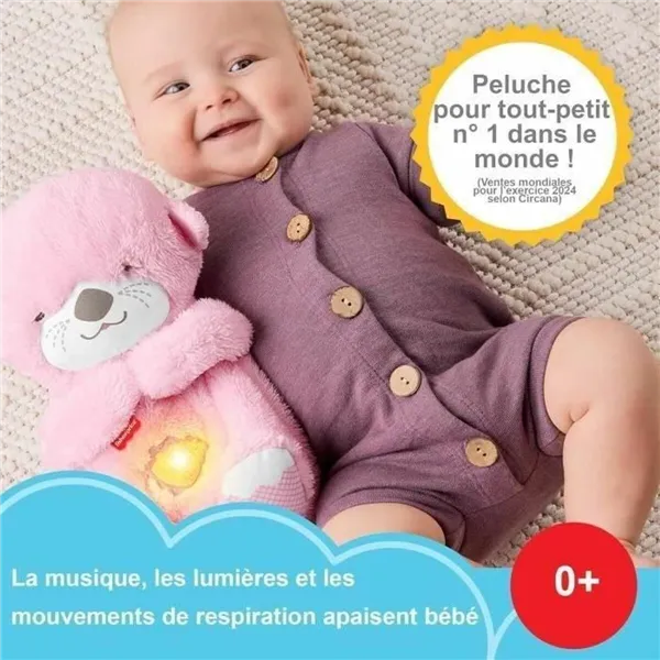 Fluffy toy Fisher-Price Pink Plastic