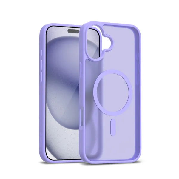 Crong Hybrid Matte Magnetic - MagSafe iPhone 17 Case (Lavender)