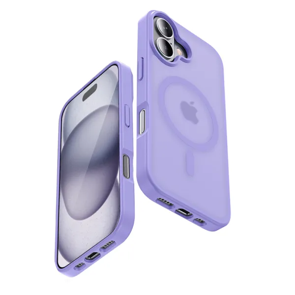Crong Hybrid Matte Magnetic - MagSafe iPhone 17 Case (Lavender)