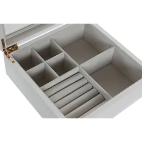 Lādīte Home ESPRIT Balts Bēšs Koks Stikls
