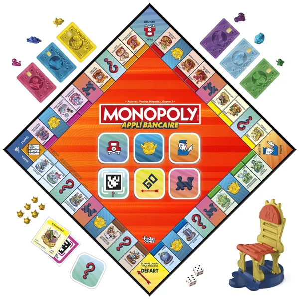 Board game Monopoly Monopoly Appli Bancaire 27 x 5 x 27 cm