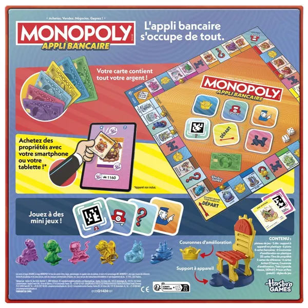 Board game Monopoly Monopoly Appli Bancaire 27 x 5 x 27 cm