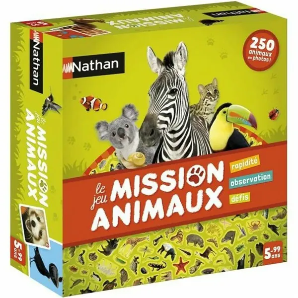 Board game Nathan Mission animaux