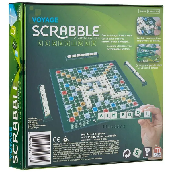 Board game Mattel Scrabble Voyage