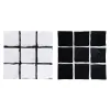 Canvas Home ESPRIT White Black Modern 80 x 4 x 80 cm (2 Units)