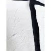 Canvas Home ESPRIT White Black Modern 80 x 4 x 80 cm (2 Units)