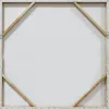Canvas Home ESPRIT White Black Modern 80 x 4 x 80 cm (2 Units)