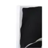 Canvas Home ESPRIT White Black Modern 80 x 4 x 80 cm (2 Units)