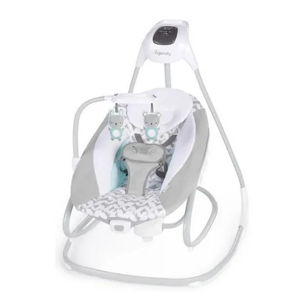 Rocking Chair Ingenuity 2-in-1 Swing Lounger - Raylan Grey White