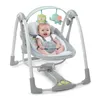 Rocking Chair Ingenuity Compact Swing - Hugs & Hoots White Grey