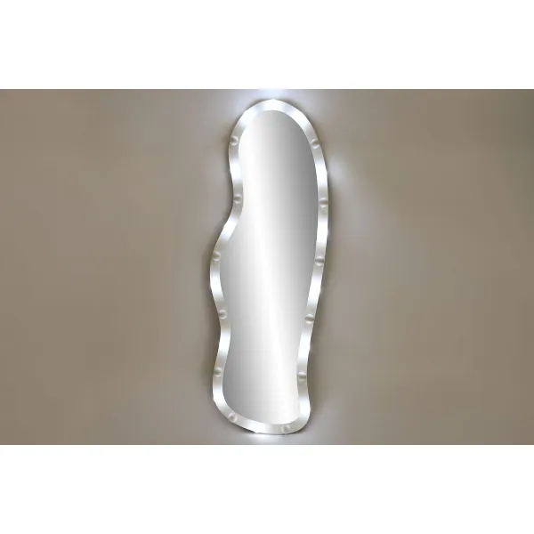 Wall mirror Home ESPRIT White Modern 56,5 X 7,5 X 167 CM
