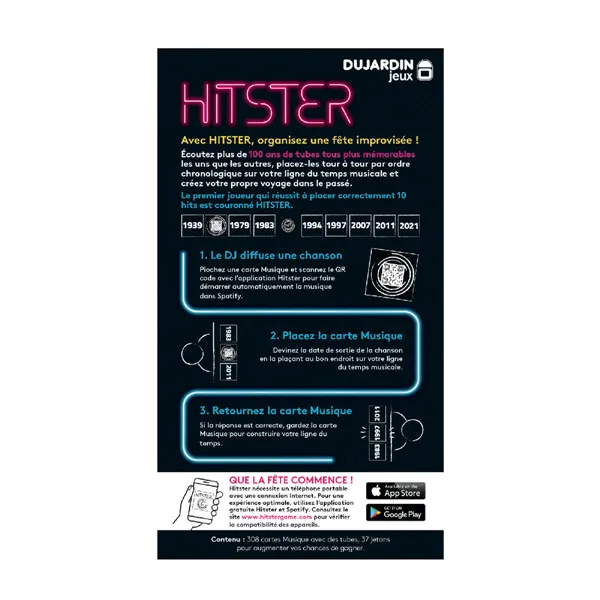 Board game Dujardin Hitster