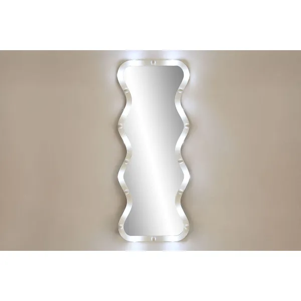 Wall mirror Home ESPRIT White Modern 67 X 7,5 X 167 CM
